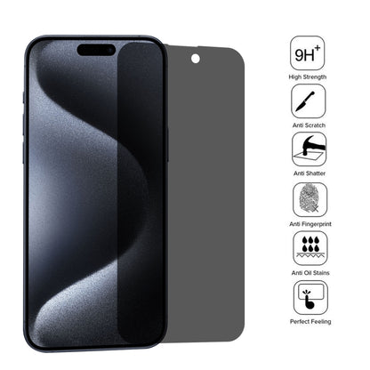 For iPhone 15 Pro Max / 15 Plus 25pcs High Transparency Full Cover Anti-spy Tempered Glass Film - iPhone 15 Plus Tempered Glass by buy2fix | Online Shopping UK | buy2fix