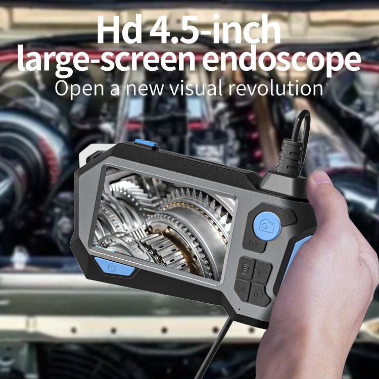 P120 Rotatable 8mm Dual Lenses Industrial Endoscope with Screen, 9mm Tail Pipe Diameter, Spec:2m Tube -  by buy2fix | Online Shopping UK | buy2fix