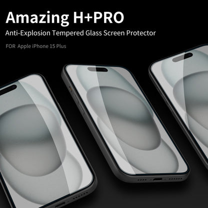 For iPhone 15 NILLKIN H+Pro 0.2mm 9H Explosion-proof Tempered Glass Film - iPhone 15 Tempered Glass by NILLKIN | Online Shopping UK | buy2fix