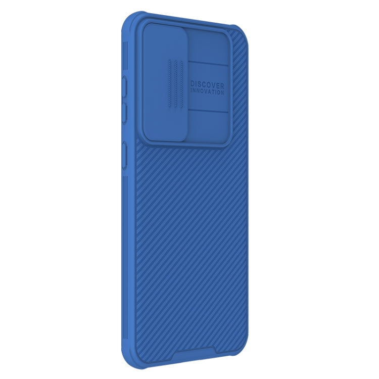 For Samsung Galaxy S24+ 5G NILLKIN Black Mirror Pro Series Camshield PC Phone Case(Blue) - Galaxy S24+ 5G Cases by NILLKIN | Online Shopping UK | buy2fix