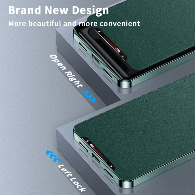 For Samsung Galaxy S22 Ultra 5G MagSafe Magnetic Plain Metal Phone Case(Green) - Galaxy S22 Ultra 5G Cases by buy2fix | Online Shopping UK | buy2fix
