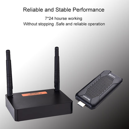 Measy FHD656 Mini 1080P HDMI 1.4 HD Wireless Audio Video Transmitter Receiver Extender Transmission System, Transmission Distance: 100m, EU Plug - Amplifier by Measy | Online Shopping UK | buy2fix