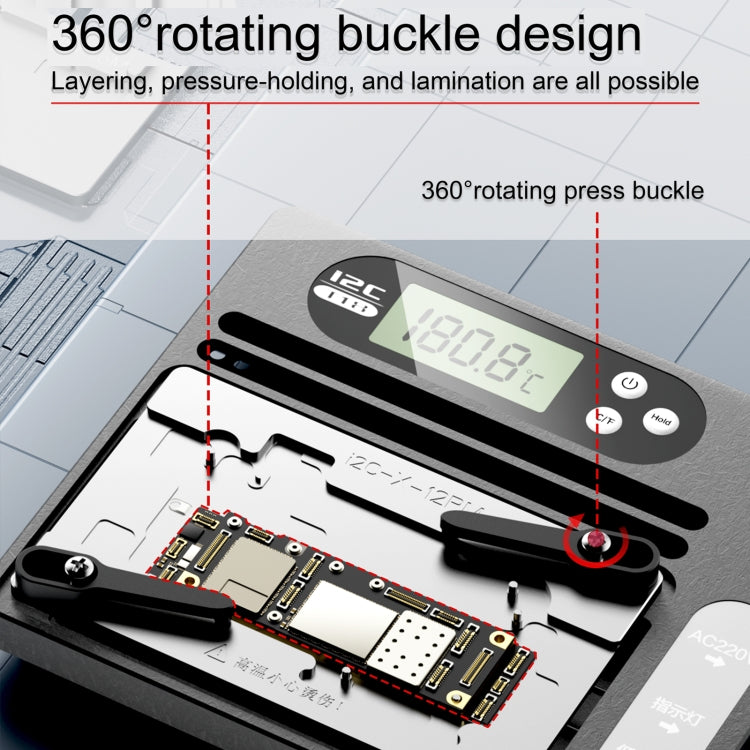 i2C T18 LCD Display PCB Motherboard Layered Desoldering Station For iPhone X-15 Pro Max with Glue Removal Module, US Plug - Repair Platform by buy2fix | Online Shopping UK | buy2fix