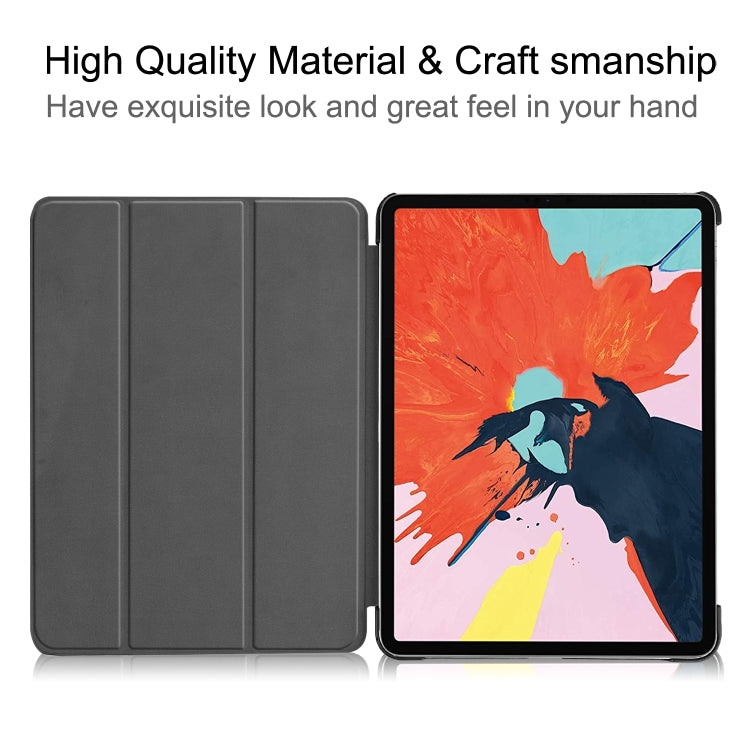 For iPad Air 2022 / 2020 10.9 Colored Drawing Horizontal Flip Leather Case with Three-folding Holder & Sleep / Wake-up Function(Eiffel Tower) - Apple Accessories by buy2fix | Online Shopping UK | buy2fix