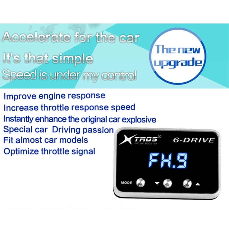 For Renault Captur 2013+ TROS TS-6Drive Potent Booster Electronic Throttle Controller - Car Modification by TROS | Online Shopping UK | buy2fix