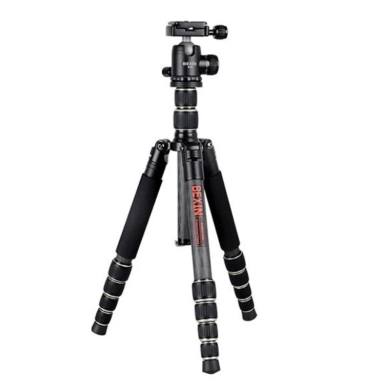 BEXIN BX255C K30 Portable Carbon Fiber Tripod for Camera Dslr - Tripods by BEXIN | Online Shopping UK | buy2fix