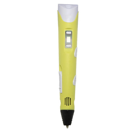 Hand-held 3D Printing Pen, AU Plug (Yellow) - Consumer Electronics by buy2fix | Online Shopping UK | buy2fix