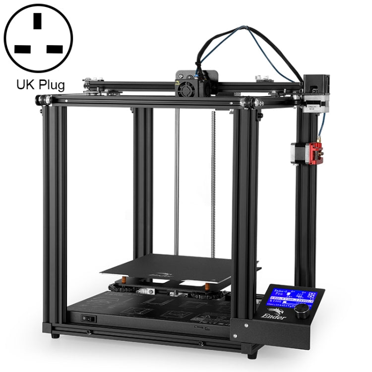 CREALITY Ender-5 Pro Silent Mainboard Double Y-axis DIY 3D Printer, Print Size : 22 x 22 x 30cm, UK Plug - 3D Printer by Creality | Online Shopping UK | buy2fix