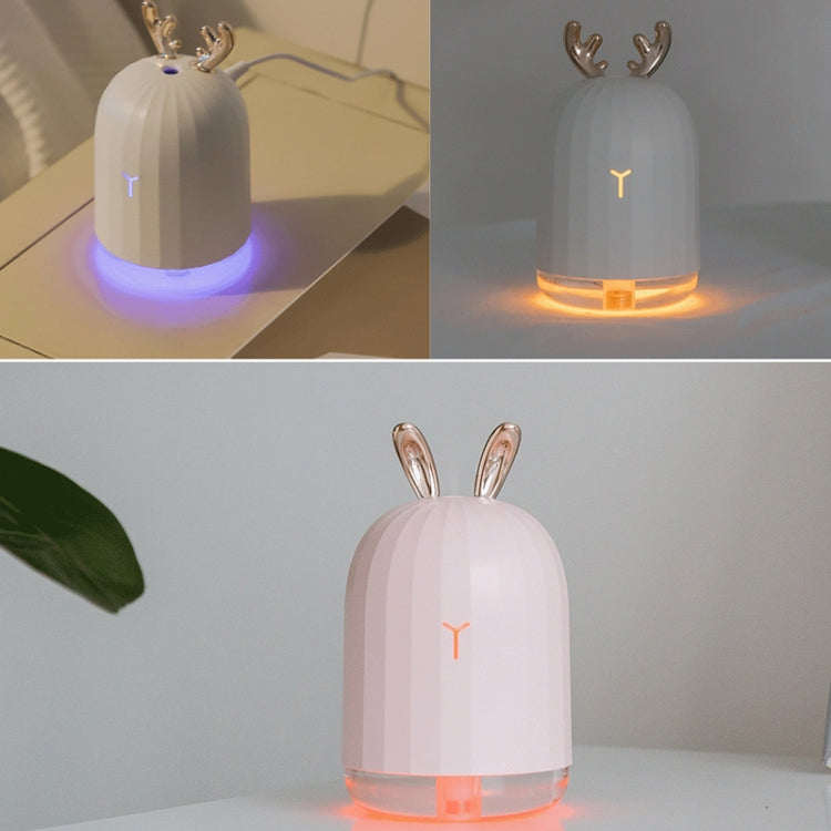 3life-318 2W Cute Rabbit USB Mini Humidifier Diffuser Aroma Mist Nebulizer with LED Night Light for Office, Home Bedroom, Capacity: 220ml, DC 5V - Home & Garden by buy2fix | Online Shopping UK | buy2fix