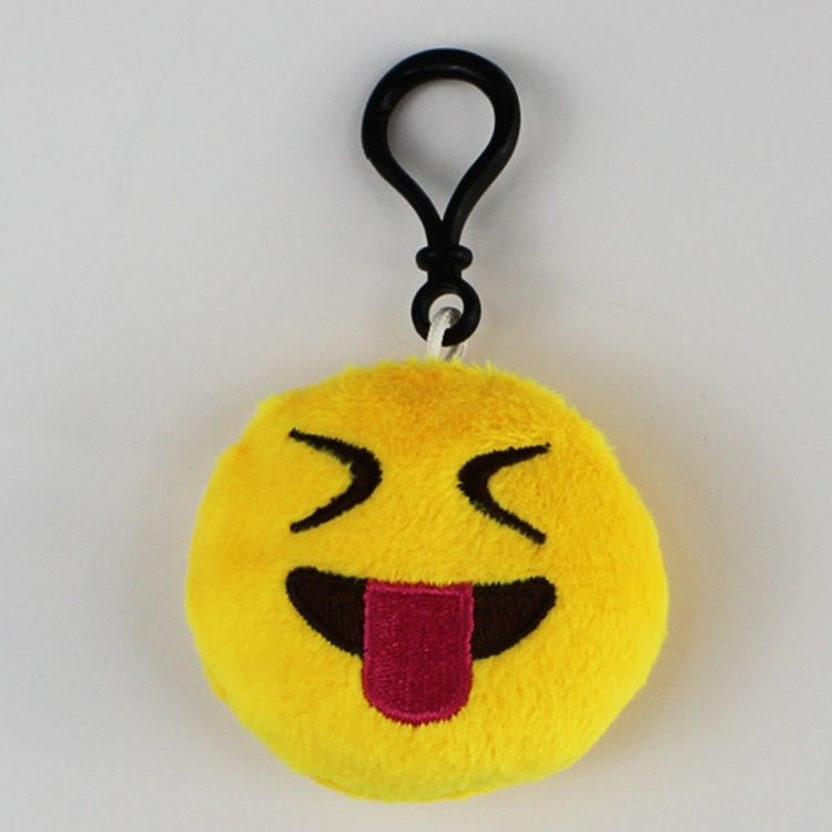 20 PCS Creative Plush Doll Mobile Pendants Gift Cartoon Cute Facial Expression Decorations Keychains with Hook - Key Rings by buy2fix | Online Shopping UK | buy2fix