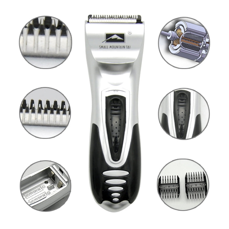 Battery Power Supplied Electric Hair Shaver For Children Man Haircut Machine(Silver) - Hair Trimmer by buy2fix | Online Shopping UK | buy2fix