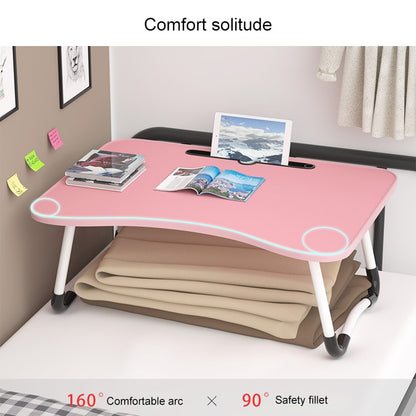 W-shaped Non-slip Legs Square Pattern Adjustable Folding Portable Laptop Desk without Card Slot (Snowman) - Computer & Networking by buy2fix | Online Shopping UK | buy2fix