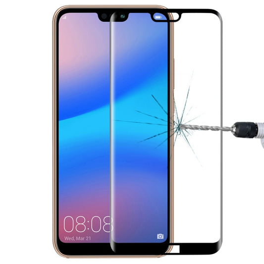 For Huawei P20 Lite 0.3mm 9H Surface Hardness 3D Full Screen Tempered Glass Film - Mobile Accessories by buy2fix | Online Shopping UK | buy2fix