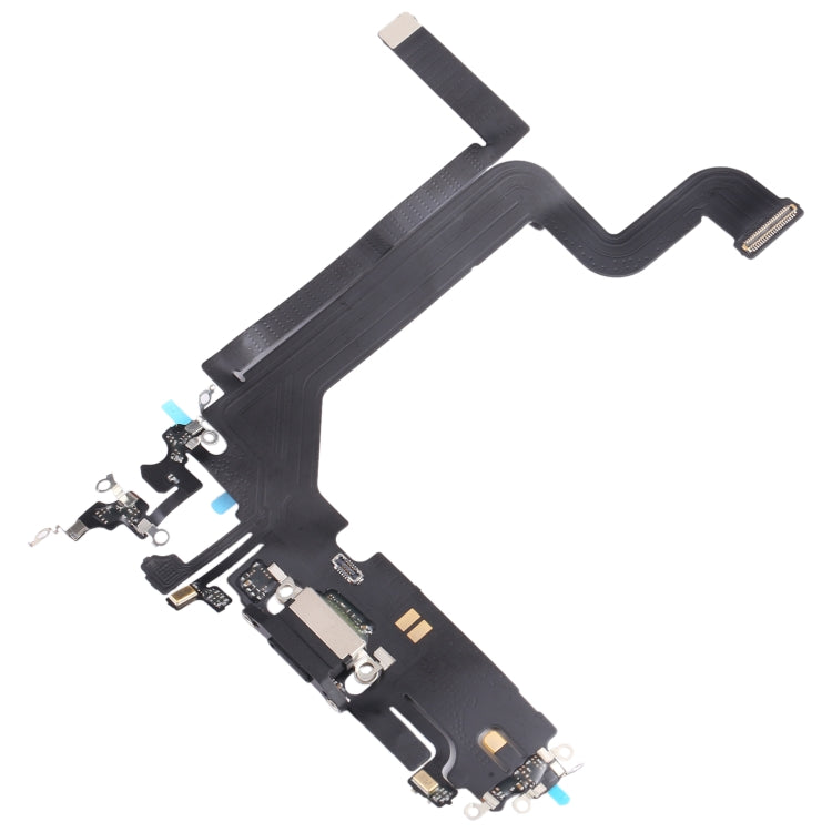 For iPhone 14 Pro Max Charging Port Flex Cable(Black) -  by buy2fix | Online Shopping UK | buy2fix