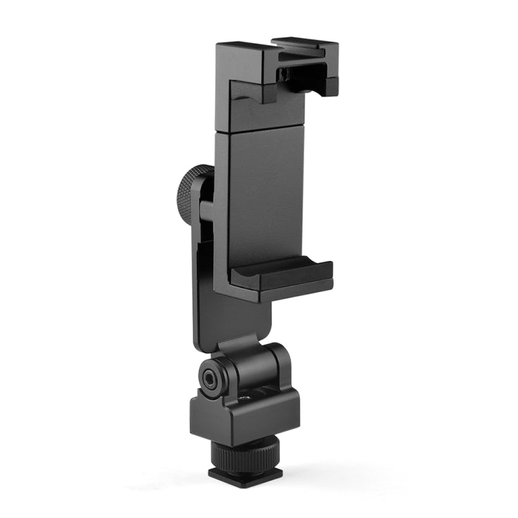 YELANGU PC10 360 Degree Rotating Horizontal Vertical Shooting Phone Clamp Holder Bracket (Black) - Desktop Holder by YELANGU | Online Shopping UK | buy2fix