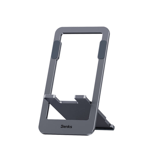 Benks L50 Foldable Card Type Aluminum Alloy Phone Holder (Grey) - Desktop Holder by Benks | Online Shopping UK | buy2fix