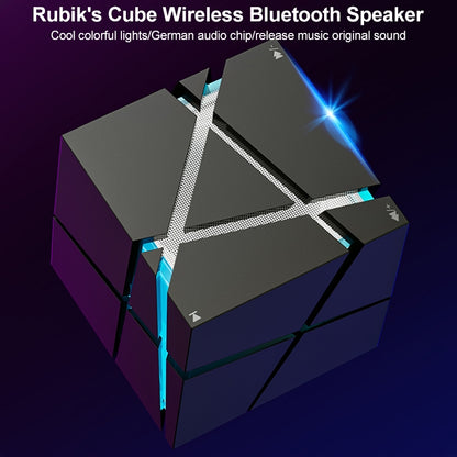 Qone 2 Cube Mini Portable Card Wireless Bluetooth Speaker(Black) - Mini Speaker by buy2fix | Online Shopping UK | buy2fix