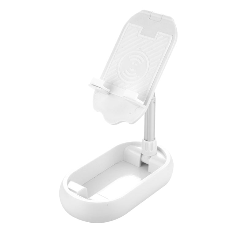 XC03 Telescopic Folding Mobile Phone Tablet Mirror Desktop Holder Bracket (White) - Desktop Holder by buy2fix | Online Shopping UK | buy2fix