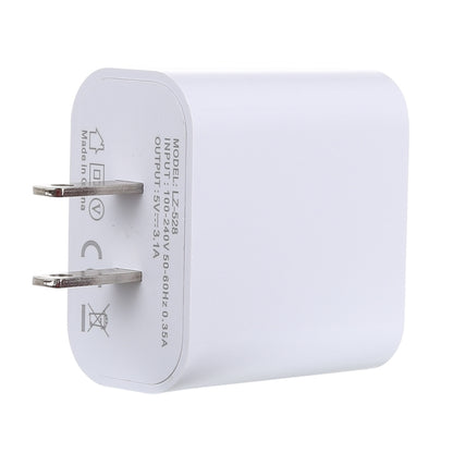 3.1A 3 USB Ports Quick Charger Travel Charger, US Plug(White) - Apple Accessories by buy2fix | Online Shopping UK | buy2fix