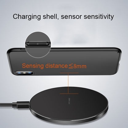 GY-68 Ultra-Thin Aluminum Alloy Wireless Fast Charging Qi Charger Pad(Silver) - Wireless Charger by buy2fix | Online Shopping UK | buy2fix