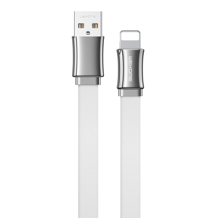 WK WDC-139 3A USB to 8 Pin King Kong Series Data Cable for iPhone, iPad (White) - Normal Style Cable by WK | Online Shopping UK | buy2fix