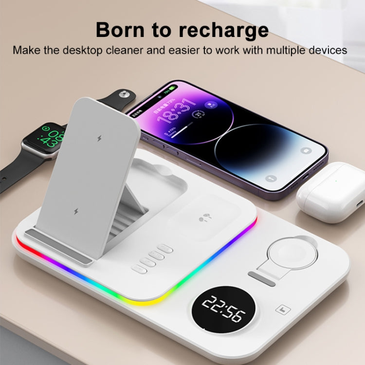 30W 4 in 1 Multifunctional Wireless Charger (Black) - Wireless Charger by buy2fix | Online Shopping UK | buy2fix