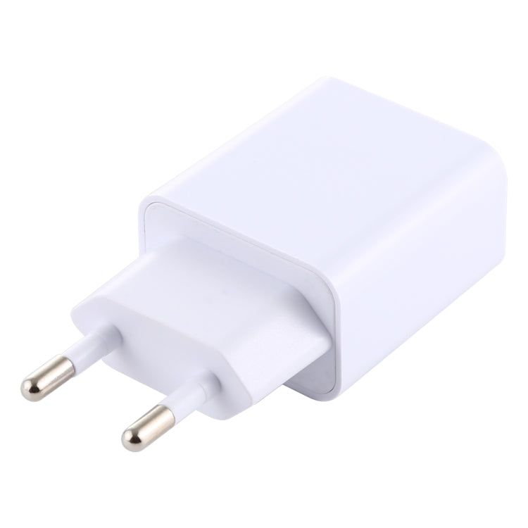 LZ-706 QC3.0 Single USB Port Travel Charger, EU Plug (White) - Apple Accessories by buy2fix | Online Shopping UK | buy2fix