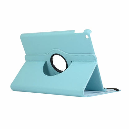 For iPad 10.2 / iPad Air 2019 10.5 / iPad 10.2 2020 Litchi Texture Horizontal Flip 360 Degrees Rotation Leather Case(Sky Blue) - iPad 10.2 Cases by buy2fix | Online Shopping UK | buy2fix