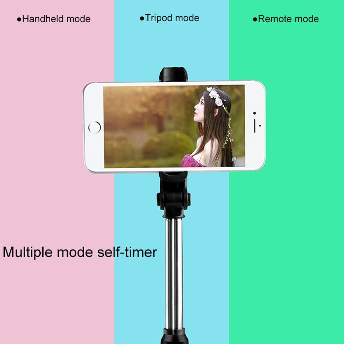 XT10 Multi-function Mobile Live Broadcast Bluetooth Self-timer Pole Tripod (White) - Consumer Electronics by buy2fix | Online Shopping UK | buy2fix