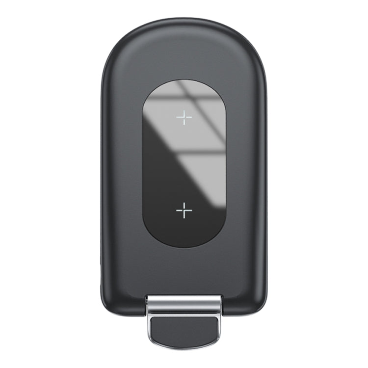 ROCK W30 15W Mobile Phone Wireless Charger Foldable Desktop Holder (Black) - Apple Accessories by ROCK | Online Shopping UK | buy2fix