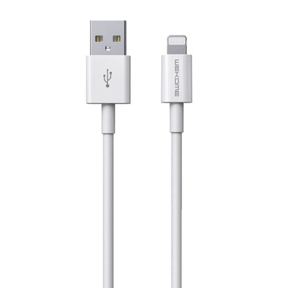 WK WDC-117 3A 8 Pin Fast Charging Charging Cable, Length: 1.2m (White) - Normal Style Cable by WK | Online Shopping UK | buy2fix