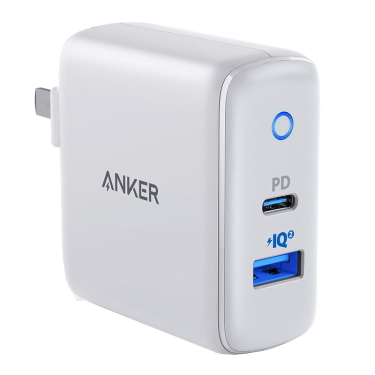 ANKER A2626 33W PowerPort PD USB-C / Type-C Interface + PowerIQ 2.0 USB-A Interface Wall Charger, US Plug(White) - USB Charger by ANKER | Online Shopping UK | buy2fix