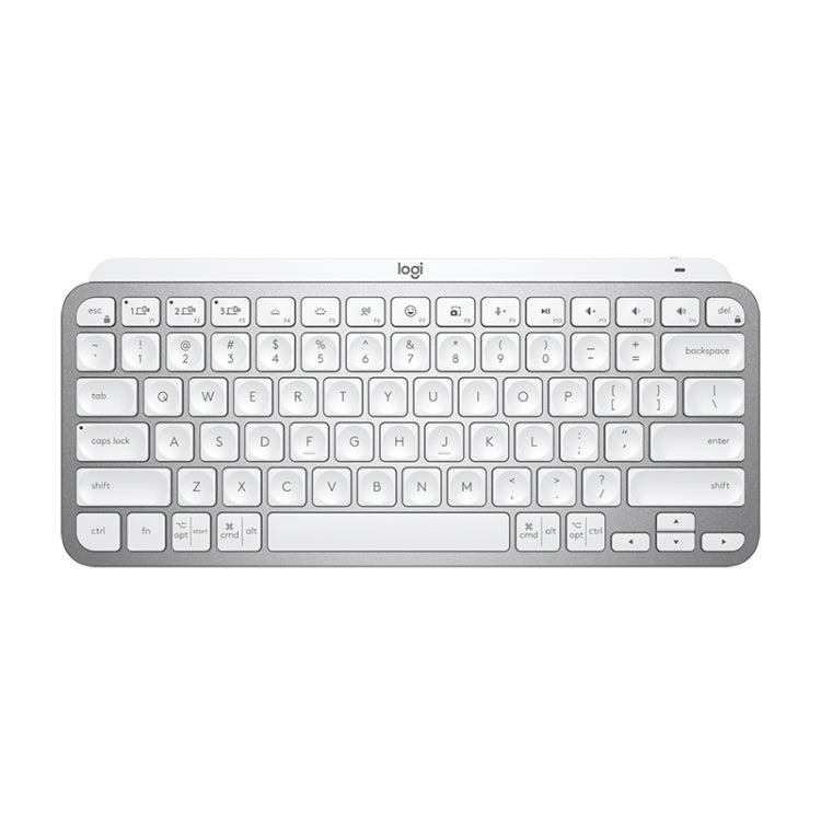 Logitech MX Keys Mini Wireless Bluetooth Ultra-thin Smart Backlit Keyboard (Grey) - Wireless Keyboard by Logitech | Online Shopping UK | buy2fix