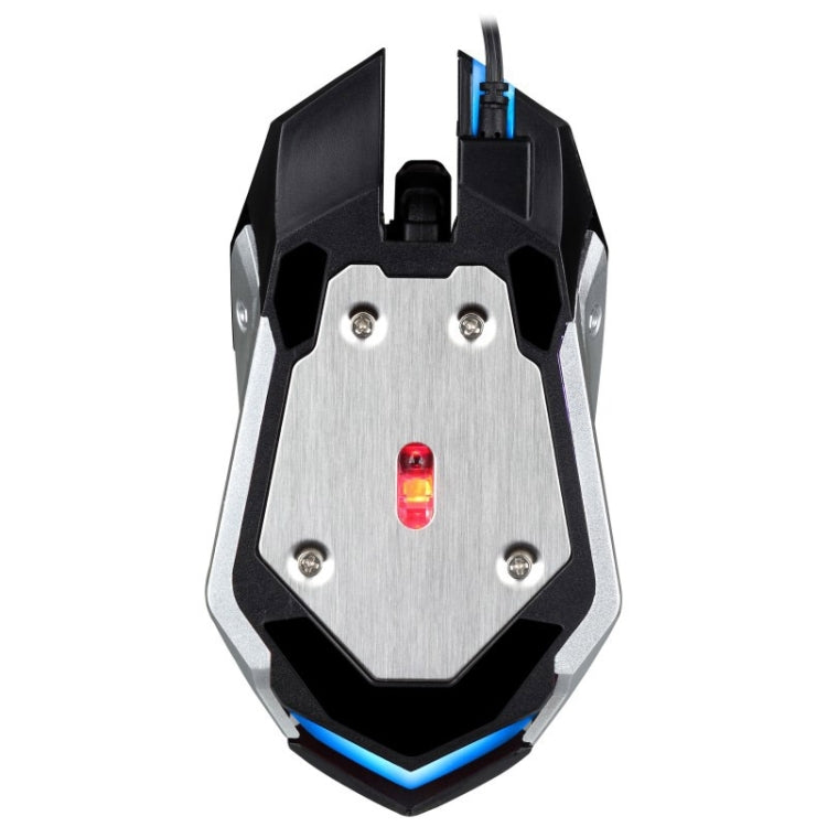 Chasing Leopard K1 USB 1600DPI Three-speed Adjustable LED Backlight Mute Wired Optical Gaming Mouse, Length: 1.3m(Black) - Wired Mice by Chasing Leopard | Online Shopping UK | buy2fix