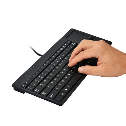 MC-818 82 Keys Touch-pad Ultra-thin Wired Computer Keyboard - Computer & Networking by buy2fix | Online Shopping UK | buy2fix