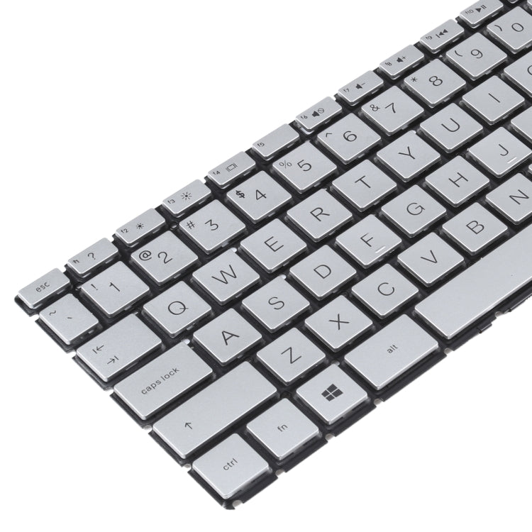 For HP Pavilion x360 14-CK 14-CD 14-CE 14-CM 14-DG US Version Keyboard (Silver) - Computer & Networking by buy2fix | Online Shopping UK | buy2fix