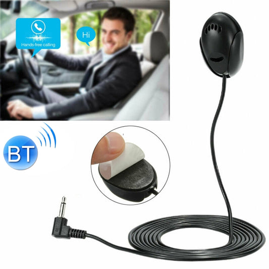 ZJ010MR Mono 2.5mm Angle Head Plug Car Navigation GPS Speaker External Paste Bluetooth Microphone, Length: 3m - Consumer Electronics by buy2fix | Online Shopping UK | buy2fix