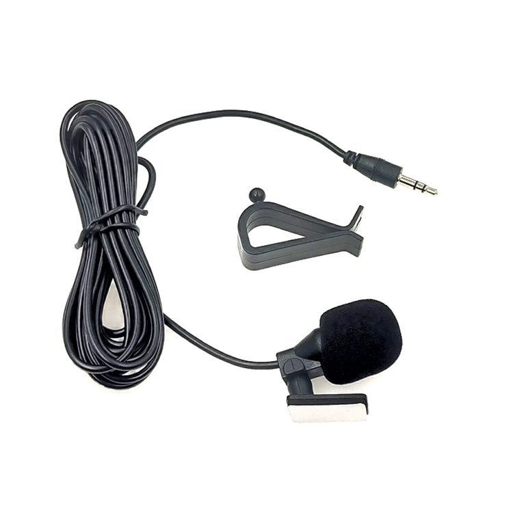 ZJ015MR Stereo 3.5mm Straight Plug Car Navigation DVD External Paste Microphone, Length: 3m - Consumer Electronics by buy2fix | Online Shopping UK | buy2fix