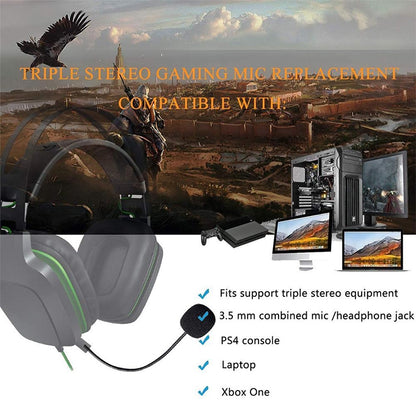 ZJ033MR-03 19cm Stereo 3.5mm Straight Plug Gaming Headset Sound Card Live Microphone - Consumer Electronics by buy2fix | Online Shopping UK | buy2fix