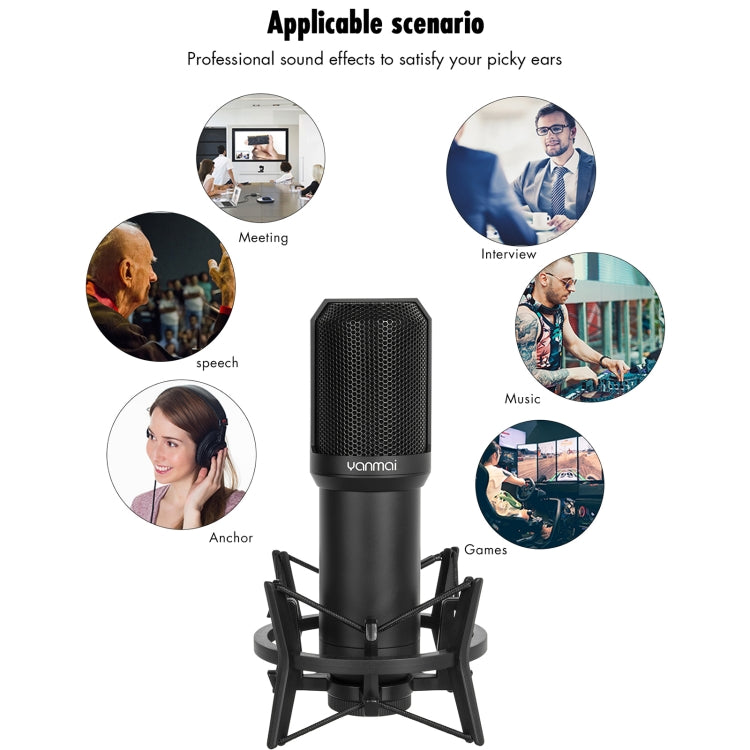 Yanmai Q10 3.5mm Recording Microphone Kit - Consumer Electronics by Yanmai | Online Shopping UK | buy2fix