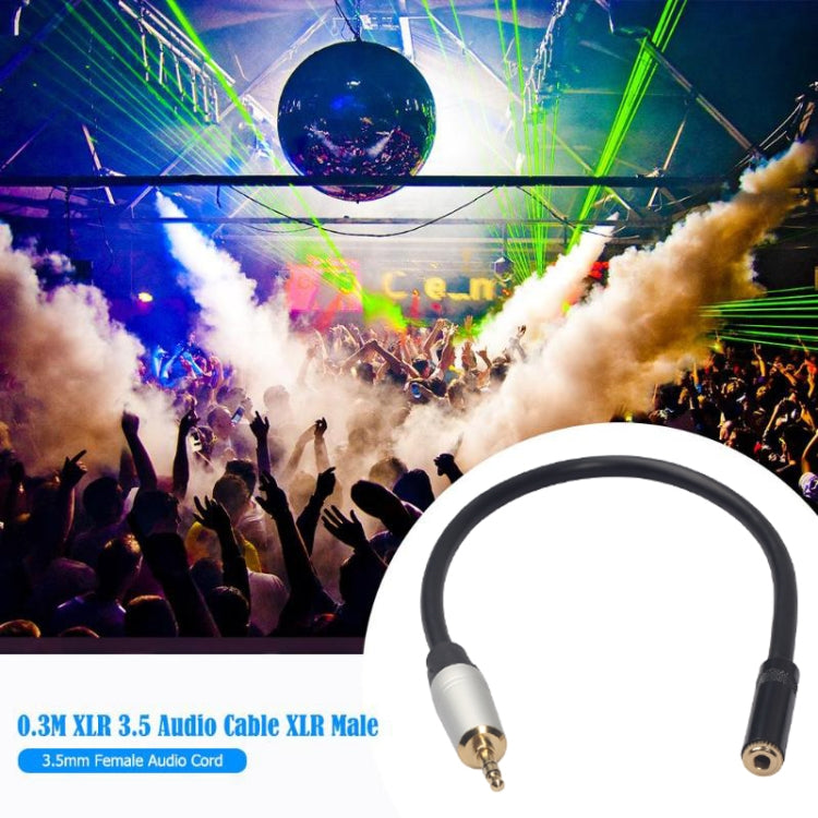 TC210MF-03 3.5mm Male to Female Audio Cable, Length: 0.3m - Microphone Audio Cable & Connector by buy2fix | Online Shopping UK | buy2fix