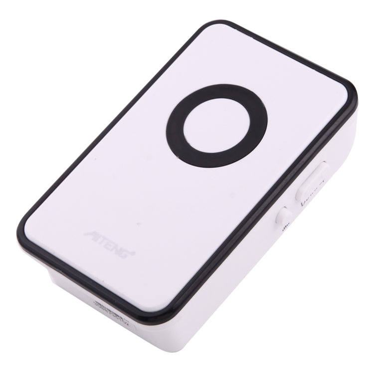 AITENG V018G Life Waterproof Battery-Free Wireless Doorbell, 1 Receiver + 1 x Transmitter, Receiver Distance: 130m, US Plug - Security by AITENG | Online Shopping UK | buy2fix