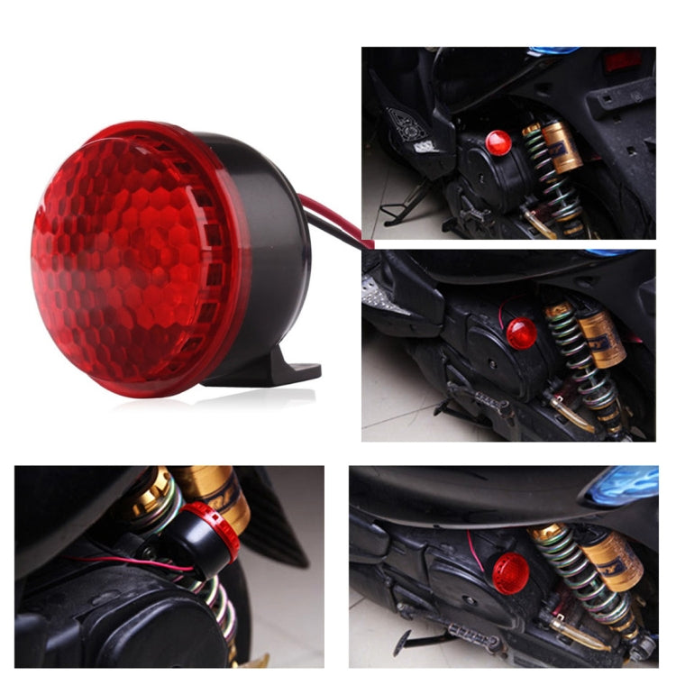 Motorcycle Brakes Horn with Red LED Light 12V 6 Tones + LED Lamp - Others by buy2fix | Online Shopping UK | buy2fix