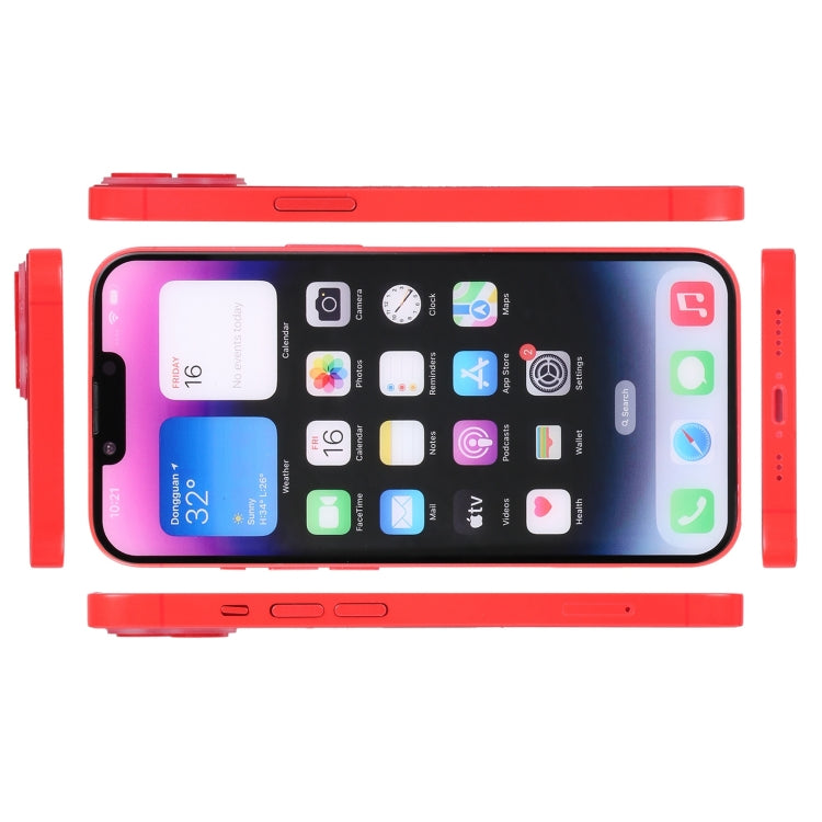 For iPhone 14 Plus Color Screen Non-Working Fake Dummy Display Model (Red) - For iPhone & iPad by buy2fix | Online Shopping UK | buy2fix