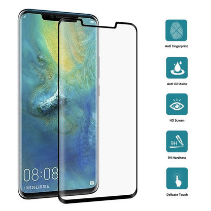 0.3mm 9H Surface Hardness 3D Curved Edge Full Screen Tempered Glass Film for Huawei Mate 20 Pro - Huawei Tempered Glass by buy2fix | Online Shopping UK | buy2fix