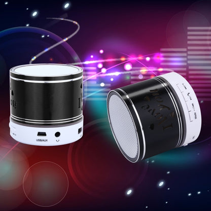 A9L Mini Portable Bluetooth Stereo Speaker with RGB LED Light, Built-in MIC, Support Hands-free Calls & TF Card & AUX(Black) - Mini Speaker by buy2fix | Online Shopping UK | buy2fix