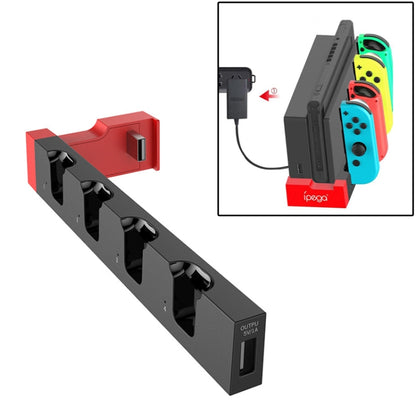 iPega PG-9186 Game Controller Charger Charging Dock Stand Station Holder with Indicator for Nintendo Switch Joy-Con - Charger & Power by ipega | Online Shopping UK | buy2fix