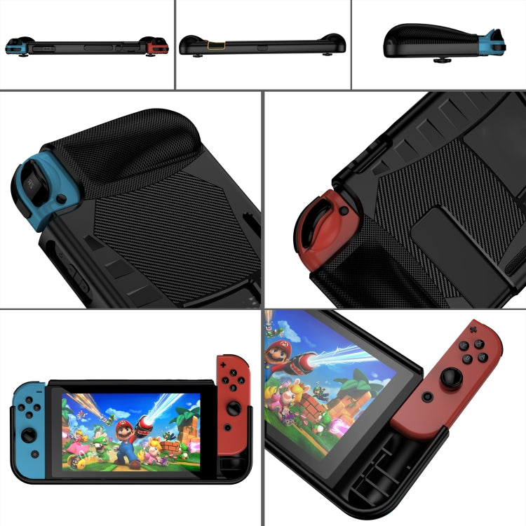TPU Soft Protective Shell Drop Resistance for Nintendo Switch(Black) - Cases by buy2fix | Online Shopping UK | buy2fix