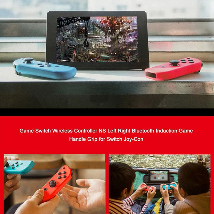 Left and Right Bluetooth Wireless Joypad Gamepad Game Controller for Switch(Blue + Red) - Gamepads by buy2fix | Online Shopping UK | buy2fix