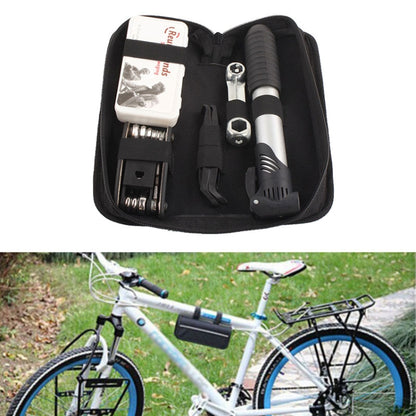 Bicycle Repair Tools Bike Tire Kit Bicycle Pump Puncture Repair Tool Bag - Outdoor & Sports by buy2fix | Online Shopping UK | buy2fix